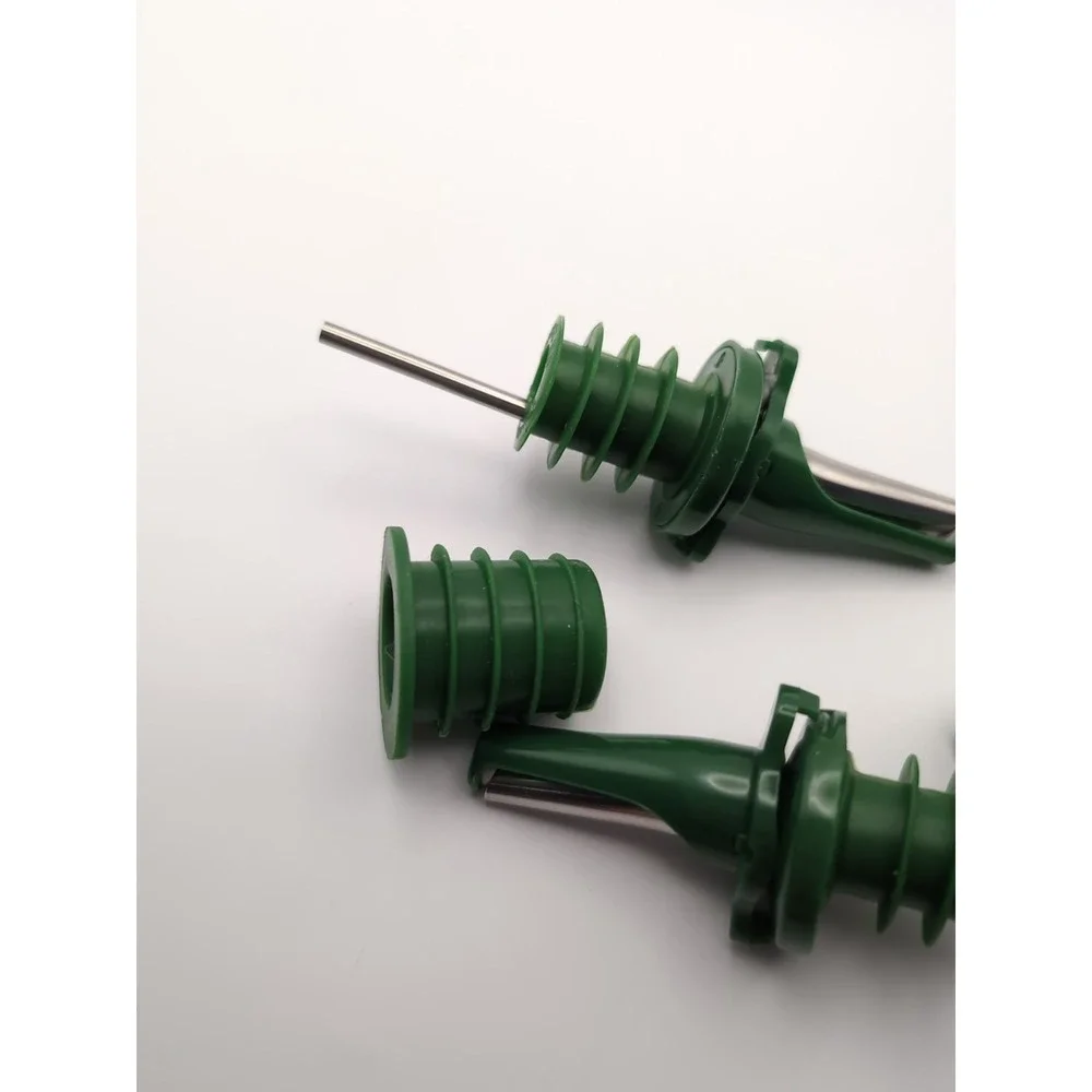 2 pack of Pourers‎ Spill-Stop Fast Chrome Tapered Pourers with Poly-Kork,